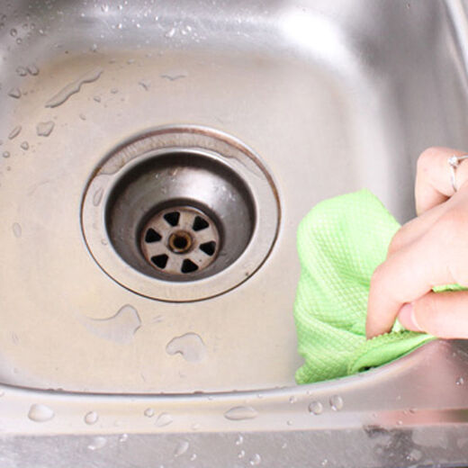 Carole fish scale rag thickened and enlarged rag kitchen large dishwashing handkerchief glass scouring pad cleaning cloth hotel dishwashing 2 pieces 50*40cm