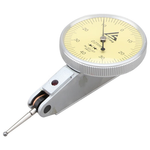 三量杠杆百分表千分表0-0.8mm杠杆百分表小校表较表仔精度0.001mm JDL02 0-0.8mm 分辨率0.01大表盘