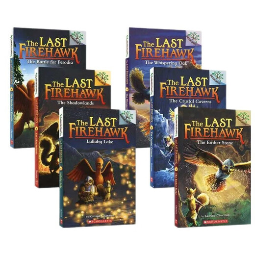 英文原版 火鹰传奇1-6册 The Last Firehawk 学乐大树Branches系列 奇幻魔法动作冒险畅销桥梁章节书 蓝思560-650L 英语学习课外阅读读物 6-12岁美国学乐出版社