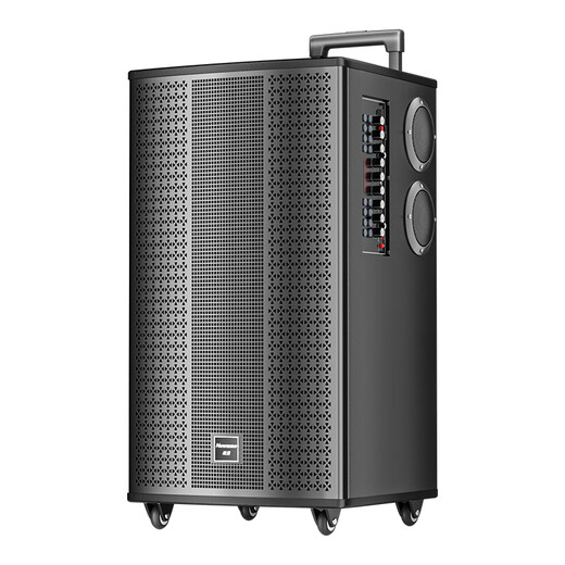 Newman K33 15-inch Square Dance Outdoor Bluetooth Trolley Speaker High Power Portable Electric Acoustic Guitar Folk Instrument Speaker Performance K Song Subwoofer Street Stall Speaker Double Microphone