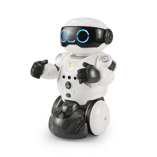 Yingjia fegender Roboter intelligent Reinigung kleiner Wachpede Erkennung folgen Roboter Elektrisches Programmieren Kindergeschenk weiß