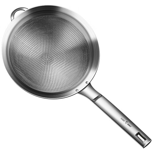 Chu Guifei soy milk filter screen 304 stainless steel household kitchen ultra-fine colander to separate residue and fine mesh juice baby food leakage 304 soy milk filter screen (spoon head 16.2CM)