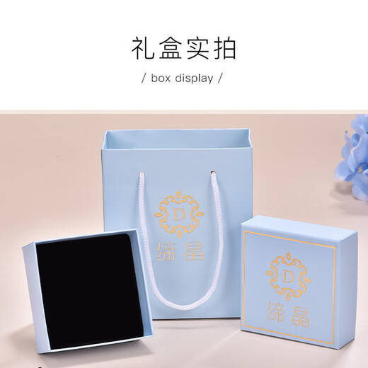 Dijing S999 silver earrings for women, simple double-headed ear sticks, no need to pick birthday gifts for sleeping, ear piercing invisible