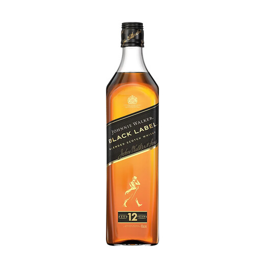 Johnnie Walker (Johnnie Walker) Scotland Blended Whisky importierte ausländische Wein in Übersee Version Johnnie Walker Black Brand 700 ml 1 Flasche - Naked Flasche