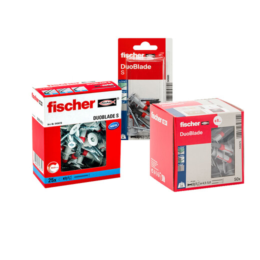 Fischer gypsum board special expansion screw imported from Germany with its own metal drill bit DuoBlade card assembly nail 6 sets 545680