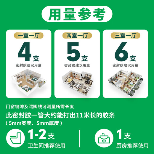 WACKER CA mildew-proof glass glue, odor-free beauty glue, waterproof toilet edge sealant, special silicone porcelain white for kitchen and bathroom