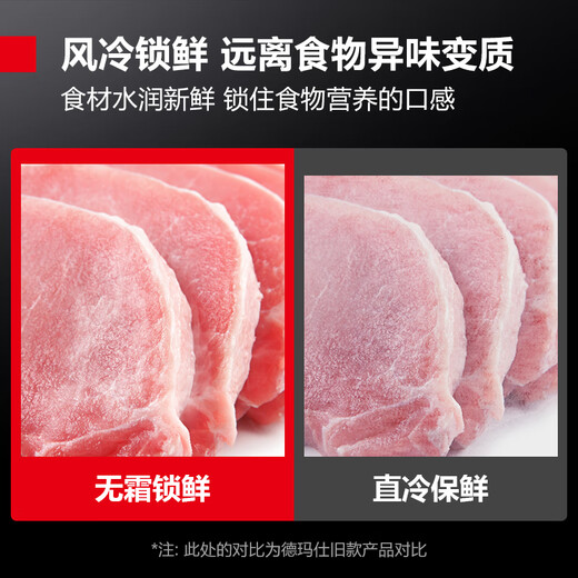 Demashi (DEMASHI) six-door freezer commercial six-door refrigerator vertical tall kitchen freezer fresh lock six-door kitchen refrigerator air-cooled frost-free GK1.6L6FD fully frozen