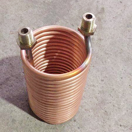 Copper coil custom non-standard spiral spring copper tube cooling cycle condensation pipe steam chiller heat exchanger 19mm thick