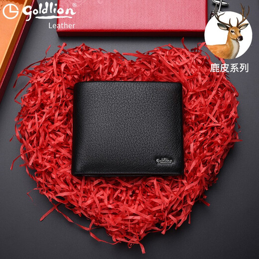 Jinlilai Wallet La piel de cuero corta de cuero de cuero de cuero de hombres nuevos de negocios de la billetera de cuero de cuero de cuero de cuero de cuero de cuero