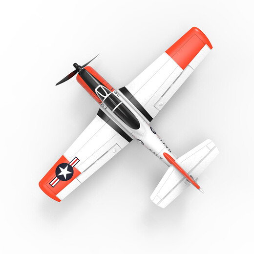 VOLANTEXRC四通道线性遥控飞机固定翼航模战斗机飞控耐摔EPP泡沫男孩玩具 15分钟续航T28 RTF整机版官方标配两块电池