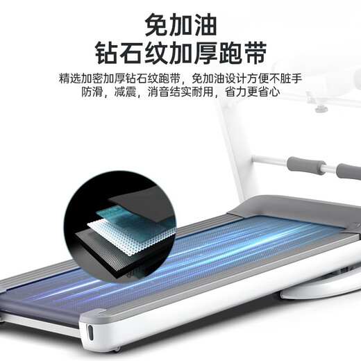 Lijiujia Treadmill Home Use Smart Sports Gym Equipment Noise Reduction Folding Special Patented Adjustable Shock Absorption - R8 10.1-inch Color Screen Single/18-speed Electric Slope