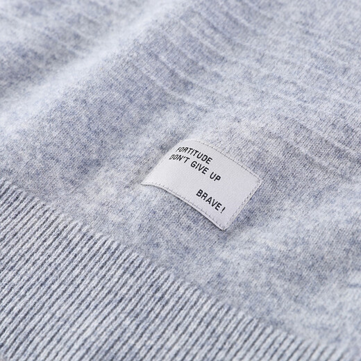 Antonio 100% wool & textured jacquard comfortable round neck pullover solid color jacquard men's thick warm casual cardigan