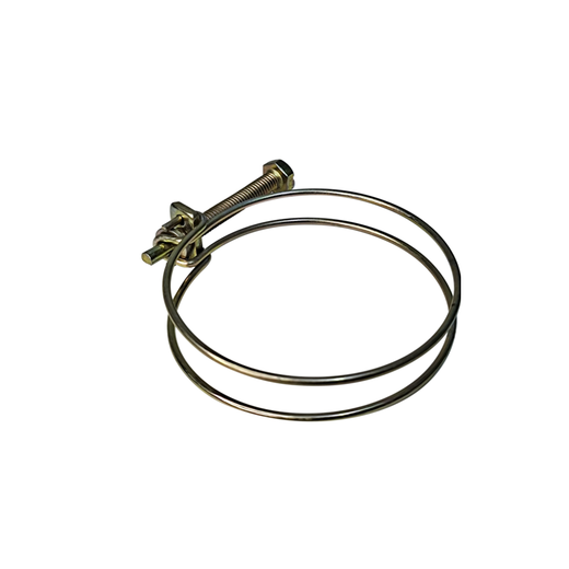 Special hose hoop for reel hose, double wire hose hoop clamp, water pipe hose, ventilation pipe clamp, rubber pipe, gas pipe, steel wire fire hose clamp, 10 pieces, American hose clamp, DN50/65 universal