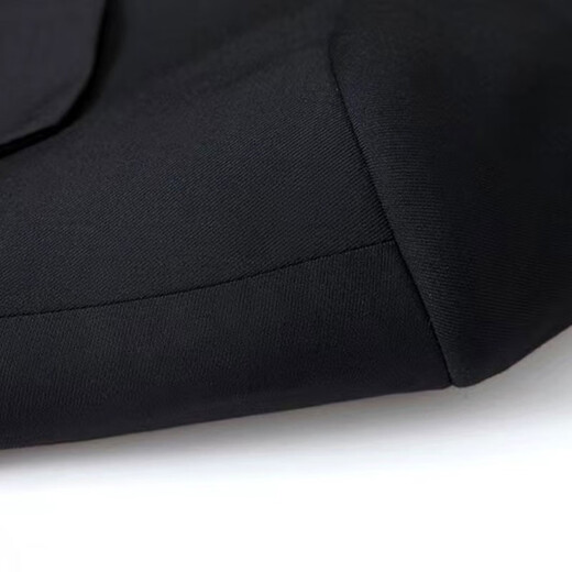 红蜻蜓（RED DRAGONFLY）男士商务西服外套中青年商务上班修身职业正装西装外套男结婚新郎 黑色 2XL 【115-125斤】