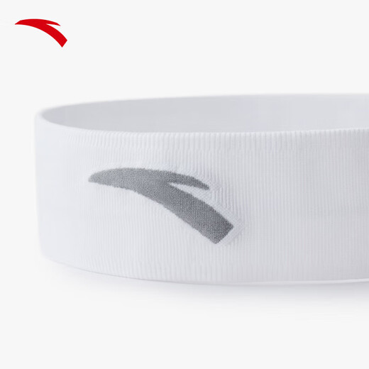 ANTA headband for men and women in fall running, non-slip, lightweight, breathable, sweat-absorbent sweatband, sports headband, Pilates headband, headband, high elasticity, soft, white-2