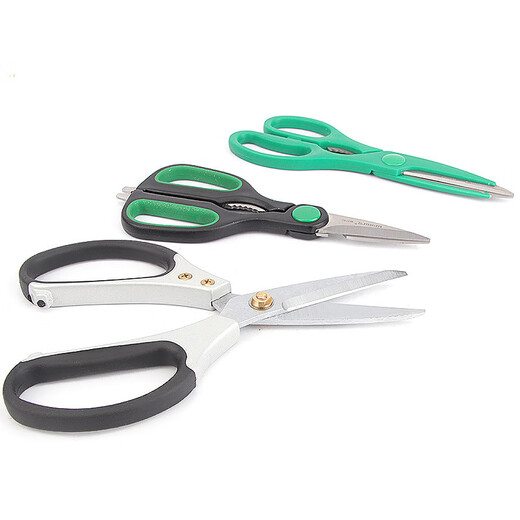 威力狮不锈钢手工剪刀家用厨房办公室剪纸美工剪子多功能鸡骨剪刀 w4654【手术合金钢】工业级