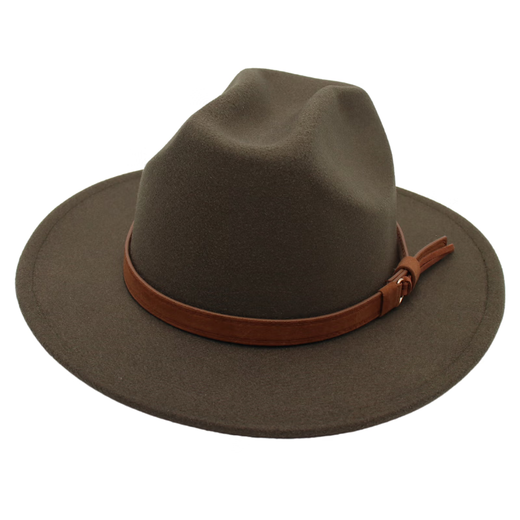 Kt retro British top hat men and women concave shape model big brim felt hat temperament jazz hat stage imitation woolen hat burgundy one size