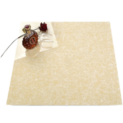 Gruder's same style simple modern bright 800x800 polycrystalline polished floor tiles household vitrified tiles 600x600 floor tiles yellow Pilates not for retail sale 600*600