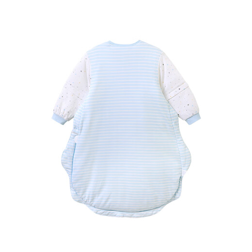 Ying's YEEHOO Einkaufszentrum im gleichen Stil Ying's Neugeborenen-Schlafsack ohne Beine, langärmelige Anti-Kick-Steppdecke, weiche Bettwäsche, Herbst- und Winterstil, Weidenblau, empfohlen 10–14, 95 x 41 cm (empfohlene Höhe 100–110 cm)