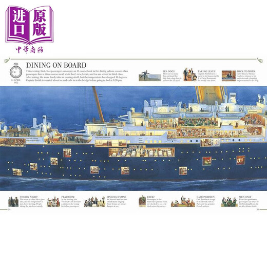 DK Story of the Titanic Original English version Children's popular science picture book Humanities encyclopedia historical knowledge picture story book Hardcover imported book