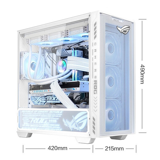 ASUS family Intel i7 high-end independent graphics card RTX5060/5070Ti/5080 graphics card designer gaming desktop assembly computer host complete machine DIY assembly machine i7 14700KF + ASUS 4070TiSuper single host (excluding monitor)