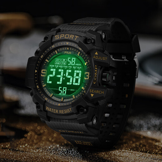 FILA electronic watch luminous middle school student exam watch New Year gift sports waterproof watch 6564-005