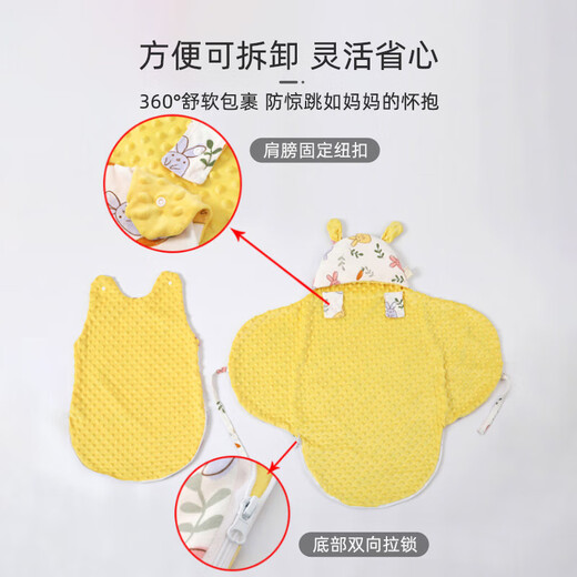 9i9 baby quilt, winter sleeping bag, newborn anti-jump swaddle, delivery room wrap, beanie velvet comfort quilt, A102 bear