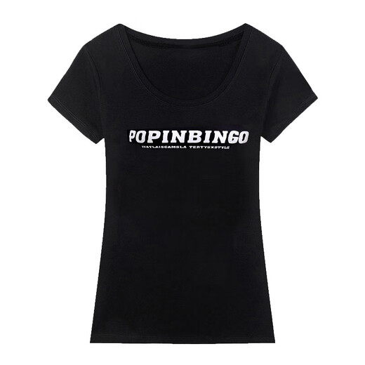 Sommerdonnern kurzärmeligte Spitzen-T-Shirt für Frauen schlank 2022 Sommer Hollow Spleißen, um einen schlanken runden Nacken zu machen, schwarz 9710 [kurzärmelig] l