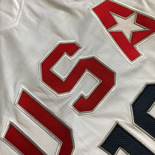 He Jiagong Kobe Bryant Dream Eight Team Jersey Dream Team United States National Team Jersey Olympic No. 10 Fully Embroidered Basketball Uniform Vest Actual photos subject to pictures XS160-168 height