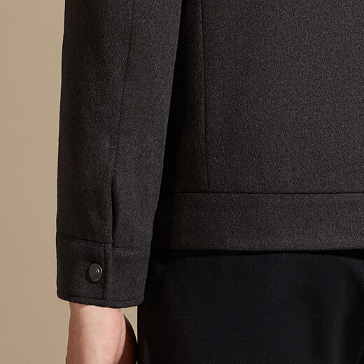 Antonio detachable goose down liner light luxury business cashmere wool jacket men's thickened middle-aged short woolen warm coat