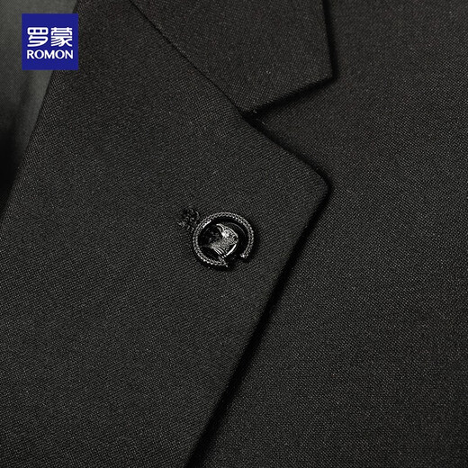 Romon suit men's slim fit professional formal elastic suit business groom's suit wedding dress men's clothing