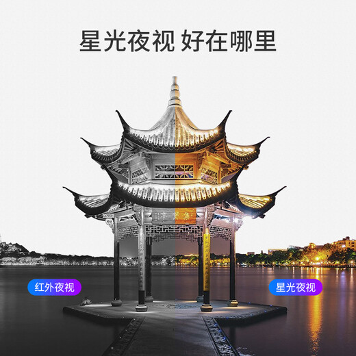 HIKVISION Hikvision Überwachungskamera 4 Millionen hochauflösende Sternenlicht-Nachtsicht-High-Definition-Pickup-PoE-Netzwerk-Anti-Riot-Kamera für den Innen- und Außenbereich DS-2CD3146FWD-I2,8 mm