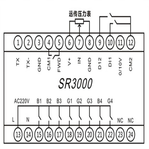 Frequency conversion constant pressure water supply controller all-in-one intelligent timing water pump special promotion one control three/four timing pump replacement + timing water supply