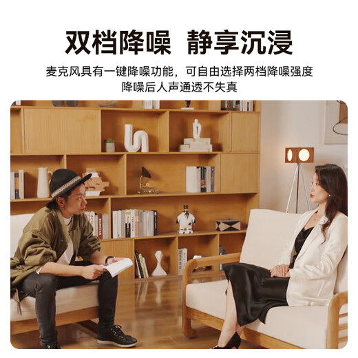 Mammoth LARK MIX wireless lavalier microphone live broadcast microphone anchor dedicated noise reduction microphone Mammoth mobile phone camera vlog outdoor interview micro button microphone family bucket camera version + mobile version three receivers standard