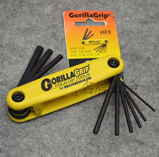 Fantasy-Klappset, amerikanischer und britischer Inbusschlüssel HF9S 12591 12589 HF9 5/641/4