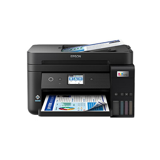 爱普生（epson）爱普生L6298 传真复印连续扫描自动双面输稿器办公专用打印机彩色A4手机直连喷墨仓式一体机L6198 L6298黑色丨传真+自动双面+输稿器+高密度喷头 套餐一