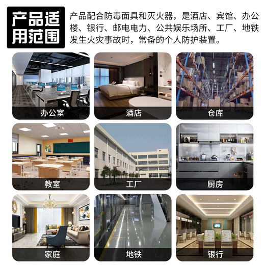 Giant wood fireproof cloak, fireproof clothing, cloak, fire blanket, gas mask, household fire escape rescue supplies, fireproof cloak, carbon fiber + gas mask