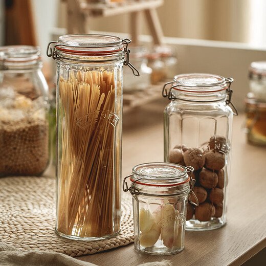 KILNER British glass sealed jar food grade storage jar household grain storage jar wine pickle storage jar York 350ml