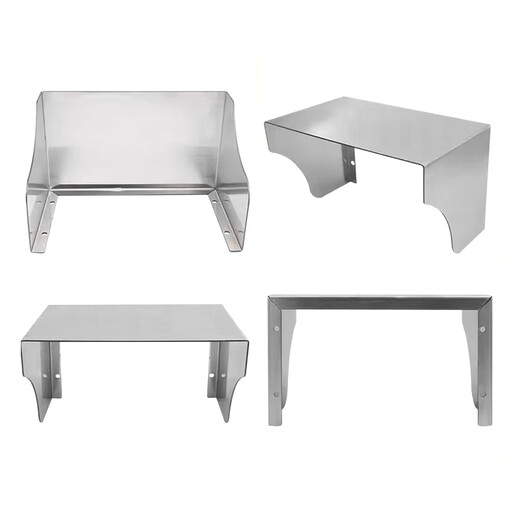 YONELE stainless steel room outdoor rainproof cover 86 type socket cover surface-mounted switch splash-proof box charging pile anti-collision protective cover stainless steel bottomless 240mm