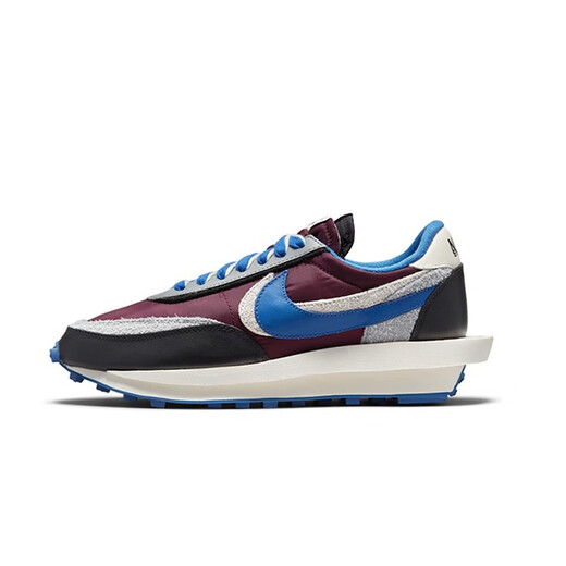 Nike (Nike) [Strictly Selectly Selectly Good Products] Nike Sacai X Nike Ldv Waffle Zapatos de tres partes de tres partes Sports Running Zapatos de gris negro y azul DJ4877-600 40.5