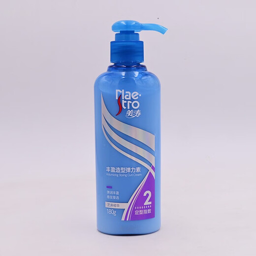 Maestro plumping and styling elastin 180g, curl-protecting and moisturizing, refreshing and non-sticky elastic curls 2+ for curly hair, 1 bottle of plumping and styling elastin 180g