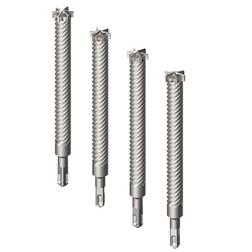 Dalan six-edged electric hammer drill bit square handle four-pit reinforced concrete through wall planting bar expansion drilling suitable for Dongcheng electric hammer 25*350