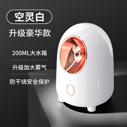 Aseblarm facial steamer humidifying nano hydrating facial hot spray machine beauty instrument steaming instrument household open pores detoxification basic white 200ml
