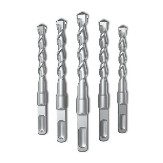 Fang Dawang drill bit extended impact electric hammer drill bit concrete two pit groove round handle four pit square handle through wall square head alloy drill bit square handle 6x140mm