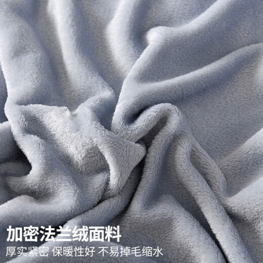Nanjiren Milk Velvet Four-piece Autumn and Winter Thickened Flannel Bed Set Sheets and Quilt Covers 200*230cm