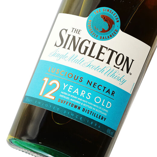苏格登（Singleton）达夫镇 12年 苏格兰威士忌 700ml 40度 礼盒装 洋酒