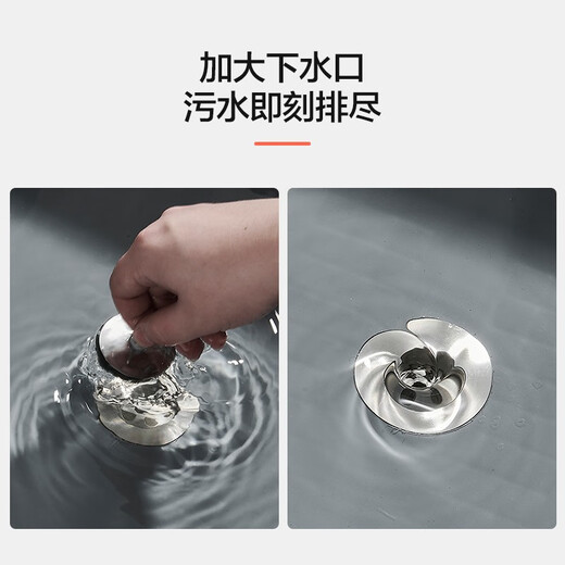 Blue Peony Mop Pool Mobile Laundry Mop Pool Large Extended Pool Floor-standing Household Basin Mop Pool Balcony Factory Outdoor Sink Large Laundry Pool Mop Pool Mobile Mop Pool-100cm