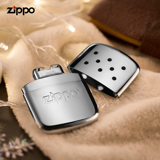 ZIPPOzippo American version original hand warmer hand warmer platinum catalyst hand warmer stove burner oil delivery American version silver