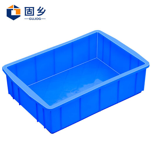 Guxiang thickened plastic parts box classification basket logistics turnover box tool box storage box storage box small square box X4# blue 300*200*80mm 2 pieces
