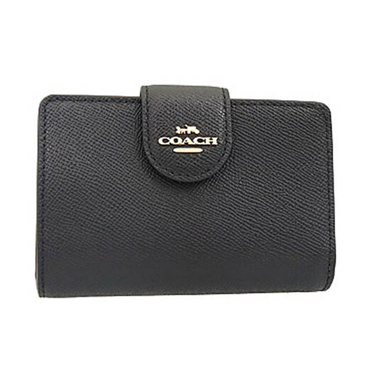 Coach Japon Publipostage COACH Mode Femme Classique Simple Couleur Unie Portefeuille Porte-Carte F06390 Blanc Taille Unique